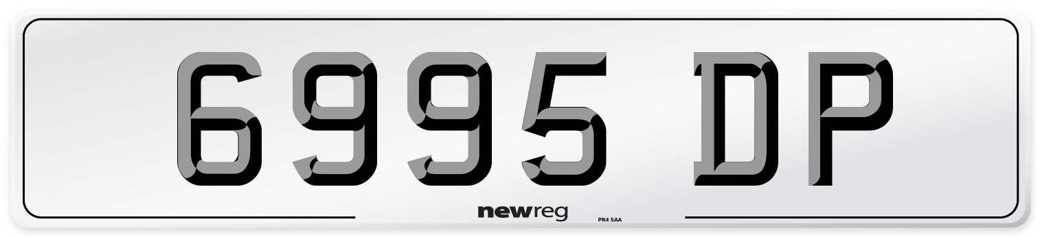 6995 DP Number Plate from New Reg